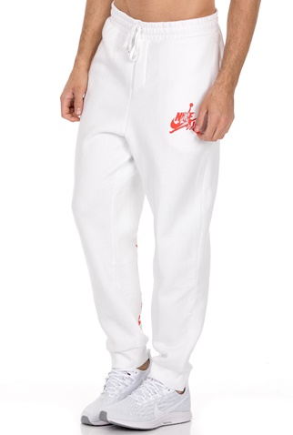 NIKE-Ανδρικό παντελόνι φόρμας NIKE ΜJ JUMPMAN CLASSICS λευκό