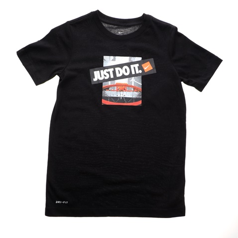 NIKE-Παιδικό t-shirt NIKE DRY TEE DFC JDI BACKBOARD μαύρο