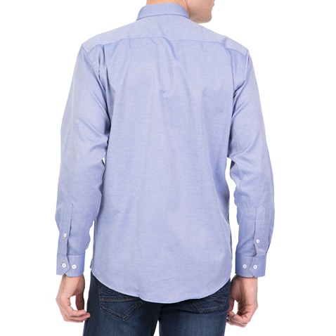 DORS-Ανδρικό μακρυμάνικο πουκάμισο DORS γαλάζιο