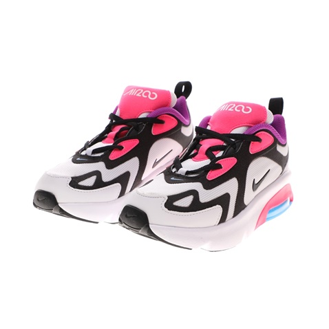 NIKE-Παιδικά αθλητικά παπούτσια NIKE AIR MAX 200 (PS) ασπρόμαυρα