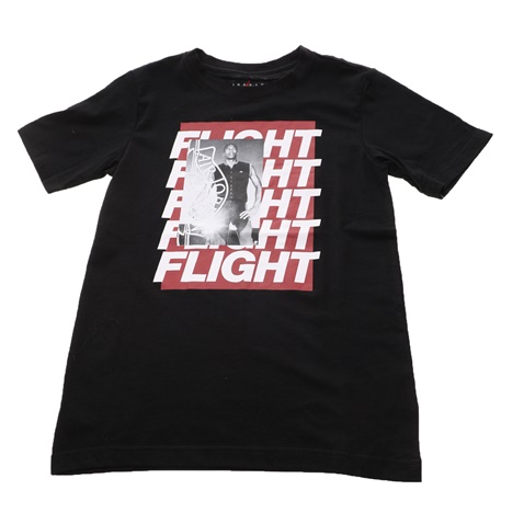 NIKE-Παιδική κοντομάνικη μπλούζα  ΝΙΚΕ CATCH FLIGHT μαύρη