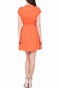 AMERICAN VINTAGE-Γυναικείο μίνι φόρεμα AMERICAN VINTAGE πορτοκαλί
