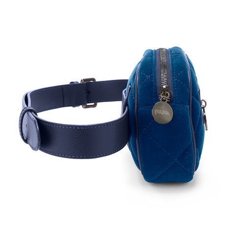 FOLLI FOLLIE-Γυναικεία τσάντα μέσης FOLLI FOLLIE μπλε royal