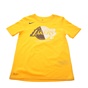 NIKE-Παιδικό t-shirt NIKE LAKERS LOGO κίτρινο