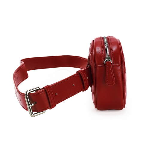 FOLLI FOLLIE-Γυναικεία τσάντα μέσης FOLLI FOLLIE STYLE ROW κόκκινη