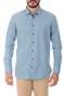 BOSS-Ανδρικό μακρυμάνικο πουκάμισο BOSS μπλε
