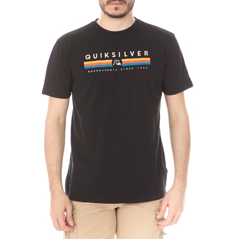 QUIKSILVER-Ανδρική μπλούζα QUIKSILVER μαύρη