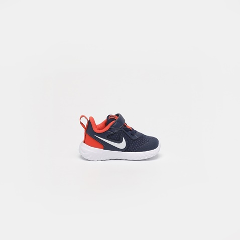 NIKE-Παιδικά αθλητικά παπούτσια BQ5673 NIKE REVOLUTION 5 (TDV) μπλε πορτοκαλί
