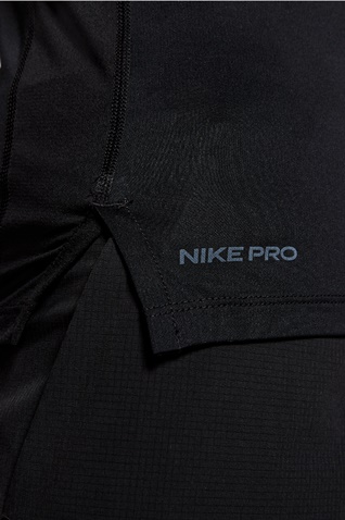 NIKE-Ανδρική αθλητική κοντομάνικη μπλούζα NIKE μαύρη