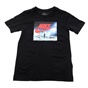 NIKE-Παιδικό t-shirt NIKE AIR NSW TEE NIKE AIR HOOP SNOW μαύρο