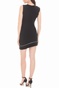 BYBLOS-Γυναικείο μίνι φόρεμα BYBLOS TUBINO PUNTO MILANO μαύρο