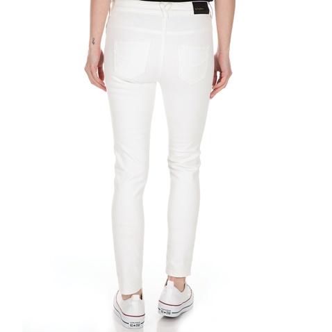 BYBLOS-Γυναικειο τζιν παντελόνι BYBLOS λευκό