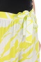 BYBLOS-Γυναικεία ψηλόμεση παντελόνα BYBLOS ALGORITMO κίτρινη