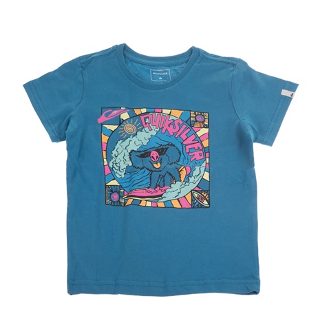 QUIKSILVER-Παιδική κοντομάνικη μπλούζα QUIKSILVER SURFING KOALA μπλε
