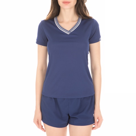 WILSON-Γυναικεία αθλητική μπλούζα τένις WILSON ART μπλε