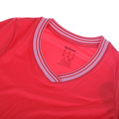 WILSON-Κοριτσίστικη κοντομάνικη μπλούζα WILSON G TEAM κόκκινη 