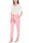 WHITE SAND-Γυναικείο παντελόνι WHITE SAND ροζ