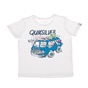 QUIKSILVER-Παιδική κοντομάνικη μπλούζα QUIKSILVER WOLF RIDING λευκή