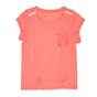 SAM 0-13-Παιδική κοντομάνικη μπλούζα με τσέπη SAM 0-13 κοραλλί