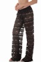 PILYQ-Γυναικεία παντελόνα PILYQ MALIBU LACE μαύρη