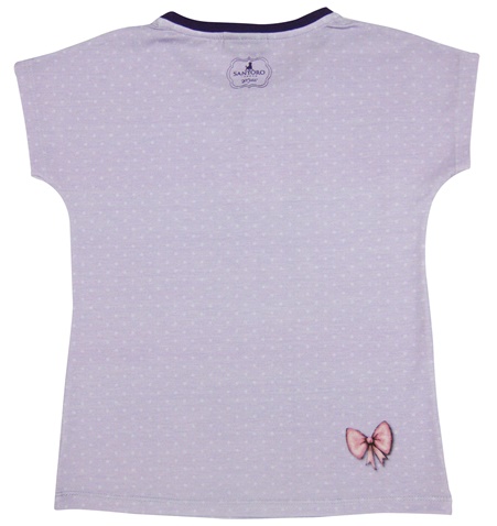 SANTORO Gorjuss-Παιδική κοντομάνικη μπλούζα SANTORO Gorjuss μοβ