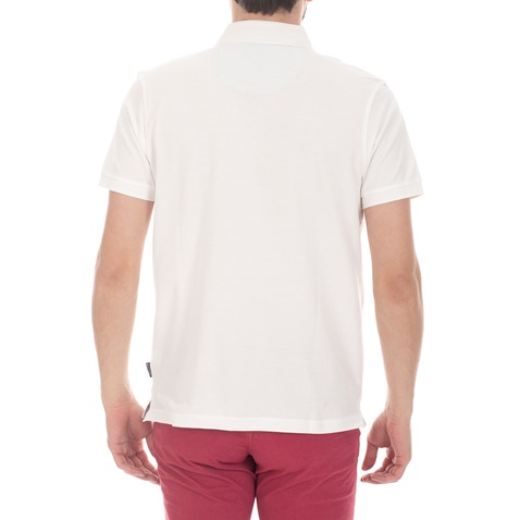 BATTERY-Ανδρική μπλούζα BATTERY λευκή