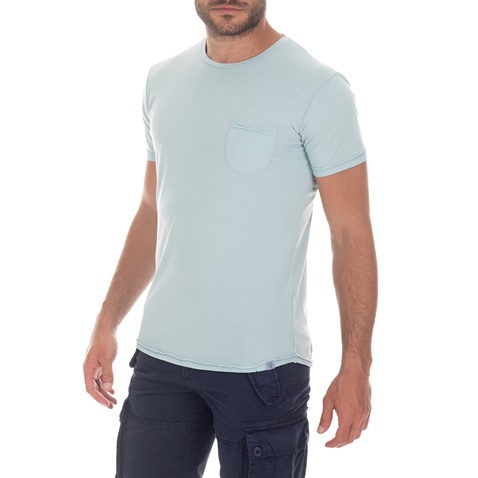 GREENWOOD-Ανδρική μπλούζα GREENWOOD γαλάζια