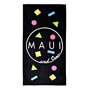 MAUI & SONS-Πετσέτα θαλάσσης MAUI & SONS μαύρη
