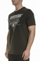 NIKE-Ανδρικό t-shirt NIKE J JUMPMAN FLIGHT CREW μαύρο