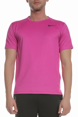 NIKE-Ανδρική μπλούζα NIKE BRT TOP SS HPR DRY ροζ
