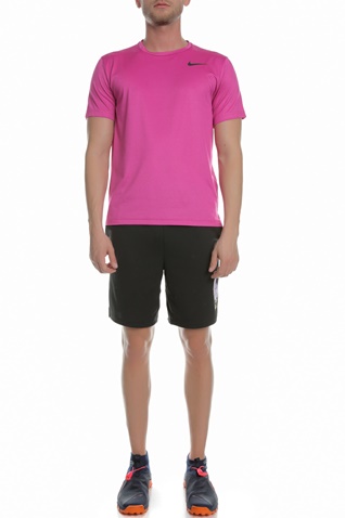 NIKE-Ανδρική μπλούζα NIKE BRT TOP SS HPR DRY ροζ