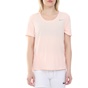 NIKE-Γυναικείο t-shirt NIKE CITY SLEEK TOP SS ροζ