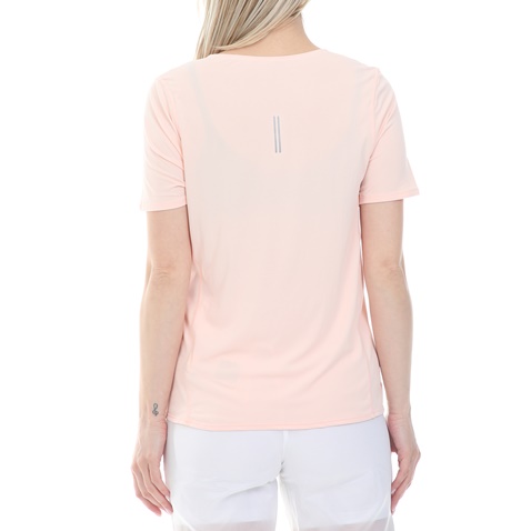 NIKE-Γυναικείο t-shirt NIKE CITY SLEEK TOP SS ροζ