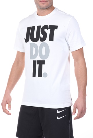 NIKE-Ανδρικό t-shirt NIKE NSW JDI HBR λευκό