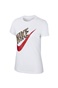 NIKE-Γυναικείο t-shirt ΝΙΚΕ PREP FUTURA 1 λευκό
