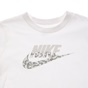 NIKE-Παιδική κοντομάνικη μπλούζα NIKE SW TEE FUTURA CAMO λευκή