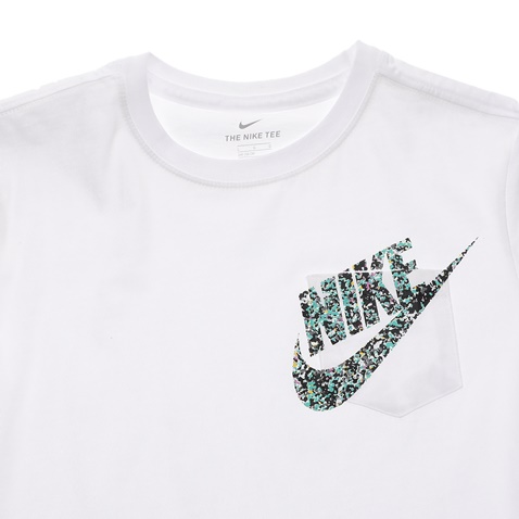 NIKE-Παιδικό t-shirt NIKE NSW TEE DPTL MELTED CRAYONS λευκό