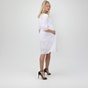 BOSS-Γυναικείο mini φόρεμα BOSS Abroidita λευκό