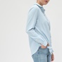 BOSS-Γυναικείο denim πουκάμισο BOSS Emali γαλάζιο