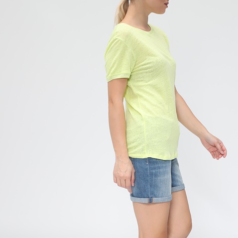 BOSS-Γυναικεία μπλούζα BOSS Tivolant πράσινη
