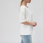 BOSS -Γυναικεία μπλούζα BOSS Wittoria Blouse λευκή