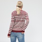 BOSS-Γυναικείο πουλόβερ BOSS Ionna Sweater κόκκινο λευκό