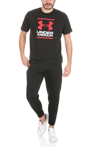 UNDER ARMOUR-Ανδρικό παντελόνι φόρμας Under Armour Move μαύρο 