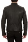 GOOSECRAFT-Ανδρικό δερμάτινο jacket GOOSECRAFT ARDEN BIKER μαύρο