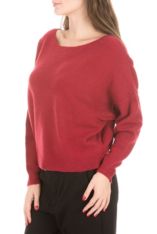 AMERICAN VINTAGE-Γυναικείο πουλόβερ AMERICAN VINTAGE κόκκινο