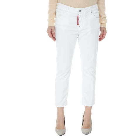 Dsquared2-Γυναικείο jean παντελόνι Dsquared2 λευκό