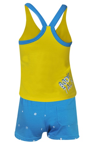 BODYTALK-Παιδικό σετ BODYTALK απο μπλούζα και σορτς 161-707299 κίτρινο μπλε