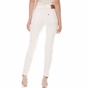 LEVI'S-Γυναικείο ψηλόμεσο τζιν παντελόνι LEVI'S 501 SKINNY IN THE CLOUDS λευκό