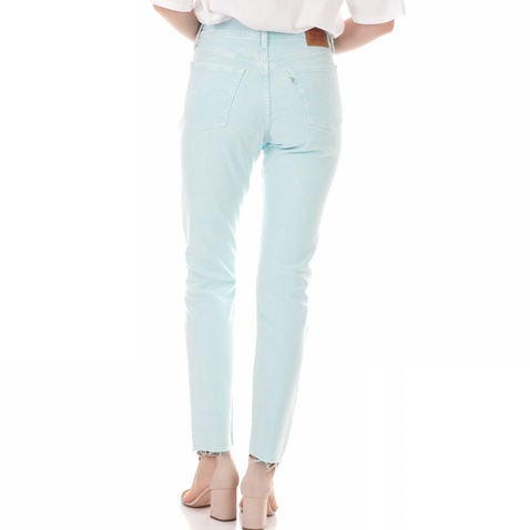 LEVI'S-Γυναικείο ψηλόμεσο τζιν παντελόνι LEVI'S 501 SKINNY γαλάζιο