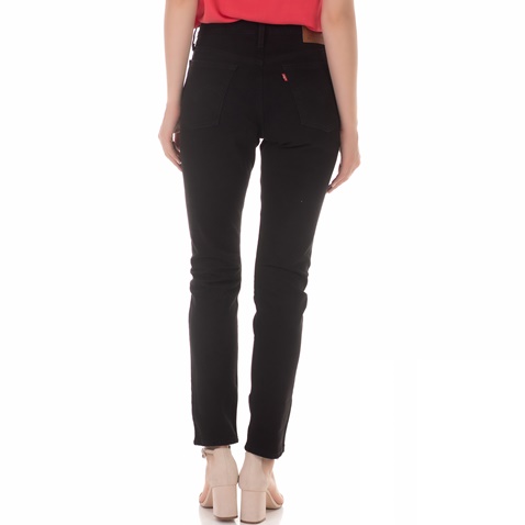 LEVI'S-Γυναικείο ψηλόμεσο τζιν παντελόνι LEVI'S 501 SKINNY BLACK SLATE μαύρο
